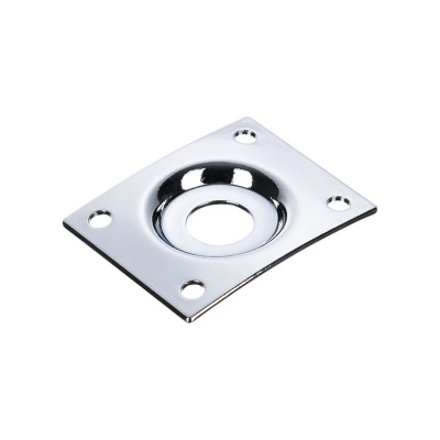 HJ005-CR Накладка выходного разъема гитары, хром, Paxphil