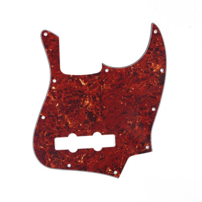 MX0421 Пикгард для бас-гитары Jazz Bass, 4 слоя, черепаший панцирь, Musiclily