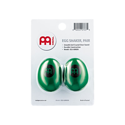 ES2-GREEN Шейкер-яйцо, пара, зеленые, Meinl