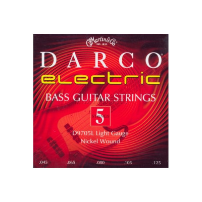 Струны для бас гитары MARTIN & Co DARCO D9705L Electric Light Gauge Nickel Wound