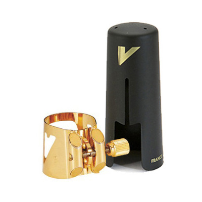LC06P Optimum Лигатура и колпачок для саксофона сопрано, позолоченная, Vandoren