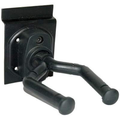 GH-06A Крюк гитарный на стену или эконом-панель, короткий, черный DADI