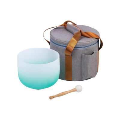 CFCS-9 Поющая чаша 9", хрусталь, бирюзовая, в чехле, Arborea