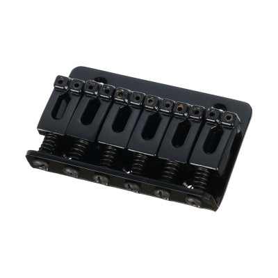 BN-04-BK Бридж (струнодержатель), черный, Metallor