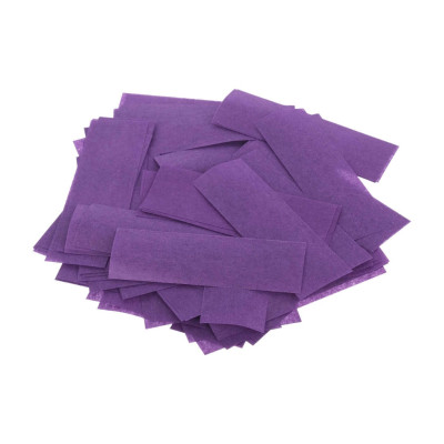 FTPCPUR Конфетти из специализированной бумаги (тишью) 17х55мм, фиолетовый, упаковка 1 кг, LFocus