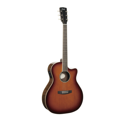 Exotic-GA-Walnut-SS Exotic Series Электро-акустическая гитара, санберст, Cort