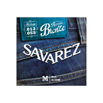 Струны для акустической гитары SAVAREZ A130M Acoustic Bronze .013-.055