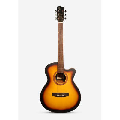 W71-SB Акустическая гитара, с вырезом, санберст, Luxars