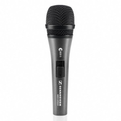 Микрофон динамический, с выключателем, Sennheiser E835-S