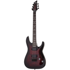 Schecter OMEN ELITE-6 Гитара электрическая (See-Thru Blue Burst)