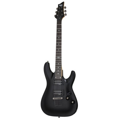 Schecter SGR C-1 MSBK Гитара электрическая матовая чёрная