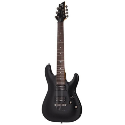Schecter SGR C-7 MSBK Гитара электрическая  матовая чёрная