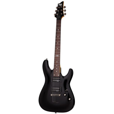 Schecter SGR C-1 Гитара электрическая чёрная глянцевая