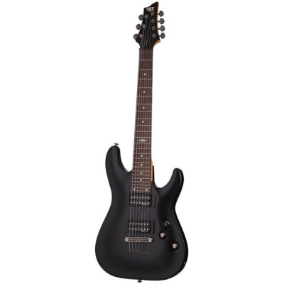 Schecter SGR C-7 Гитара электрическая  чёрная глянцевая