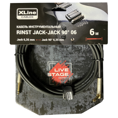 XLINE Cables RINST JACK-JACK 90° 06 Кабель инструментальный 6 м