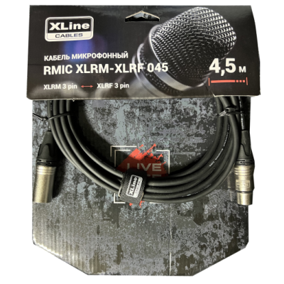 XLINE Cables RMIC XLRM-XLRF 045 Кабель микрофонный
